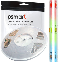 Psmart COB LED-Streifen 12V RGB IP20 6,25mm 576LED/m 5m