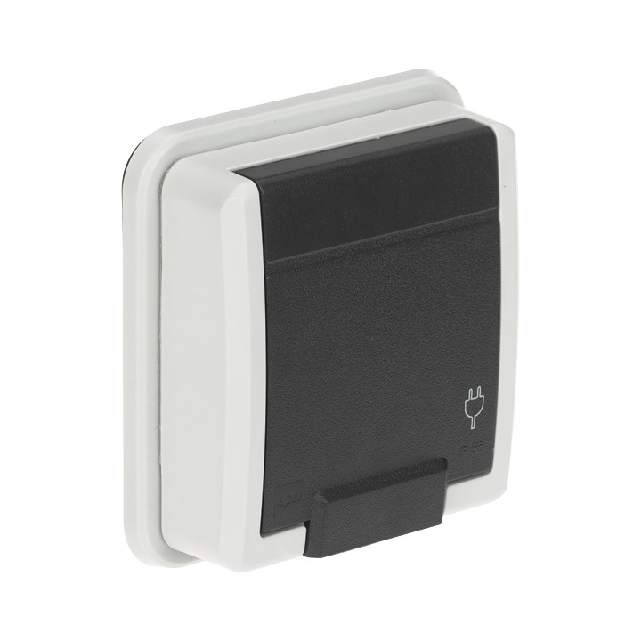Elektro-Plast AQUANT-5041-70/EPN Single Outdoor Socket IP55 16A 230V Type E