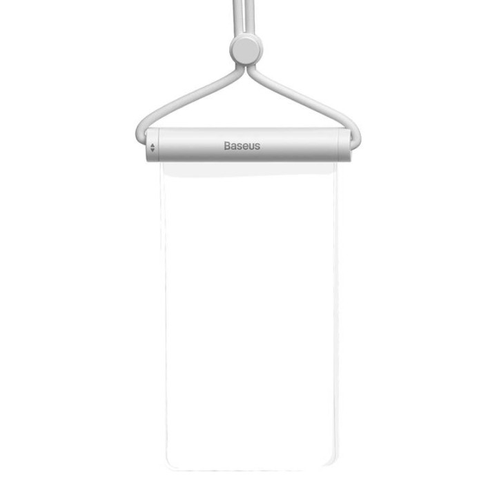 Baseus AquaGlide Waterproof Phone Case with Cylindrical Slide Lock (White) P60263701213-00