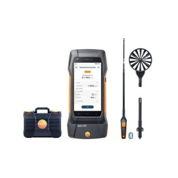 Universalus oro kokybės matuoklis Testo 400 oro srauto rinkinys su kaitinamojo siūlo zondu ir Bluetooth rankena