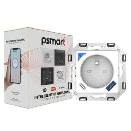 Psmart RM Smart WiFi Socket with USB and USB-C, Energy Monitoring, White (without frame)