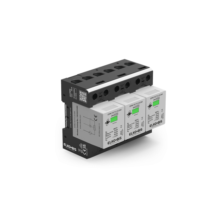 ELKO-BIS Surge Protector SPD T1+2 25kA 260V 3+0