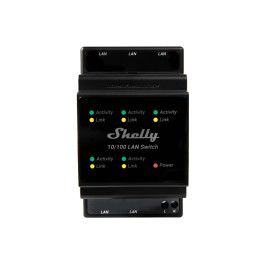 Shelly LAN Switch, ein DIN-montierbarer Ethernet-Switch