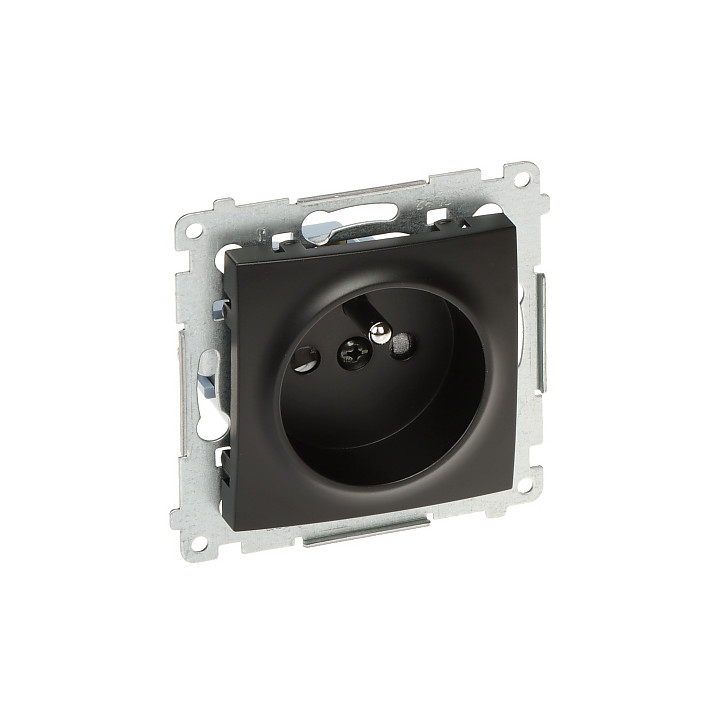 KONTAKT Simon DGZ1Z.01/49-SIMON54 Single Wall Socket 16A 250V Type E French Standard White