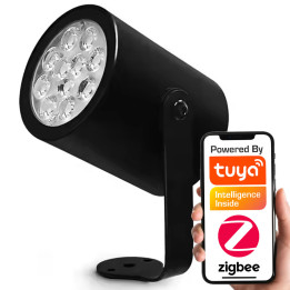 Smart ZigBee 3.0 + RF Outdoor Spotlight RGBCCT IP66 - Compatible with Philips Hue & Tuya