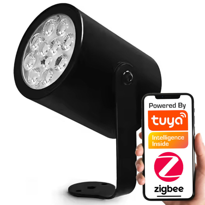 Smart ZigBee 3.0 + RF Outdoor Spotlight RGBCCT IP66 - Compatible with Philips Hue & Tuya