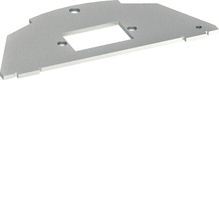 Płyta wsporcza Hager BSM301 Typ 030 1-krotna 12,8x21mm