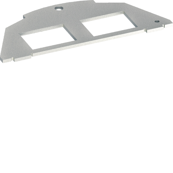 Płyta wsporcza Hager BSM052 Typ 05 podwójna 201x148mm