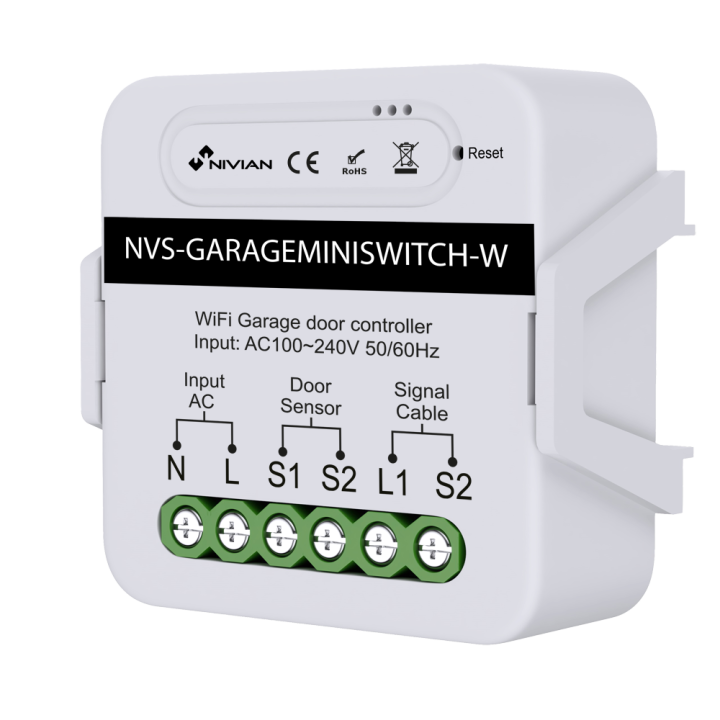Модуль интеллектуального реле NVS-GARAGEMINISWITCH-W от NIVIAN RETAIL