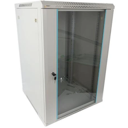 Pulsar 19" 18U Wall-Mountable RACK Cabinet for self-assembly 600x600 grey