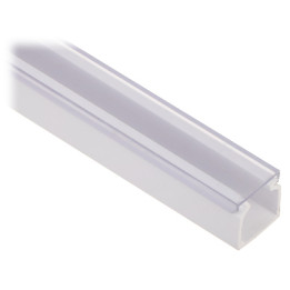 KI-LED/15X15 LED Strip Profile with Cover 15m x 15mm, Anti-Rust
