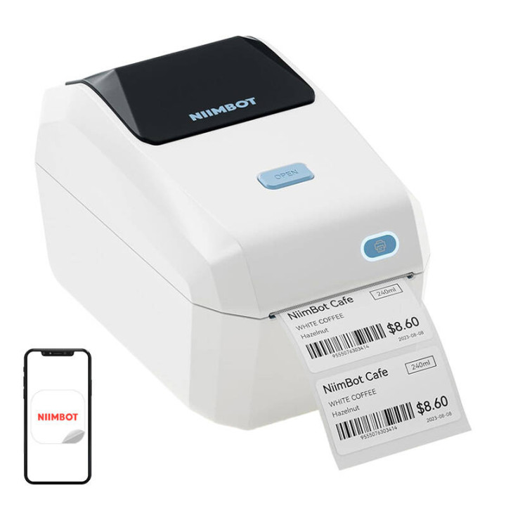 NIIMBOT K3 Portable Label Printer (Cream)