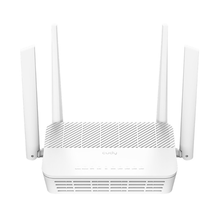 ROUTER WR3000P Wi-Fi 6 2,4 GHz, 5 GHz 574 Mb/s + 2402 Mb/s CUDY