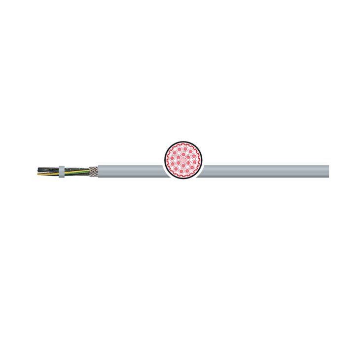 Control Cable Shielded 4G0.75 mm² 100m CCI380