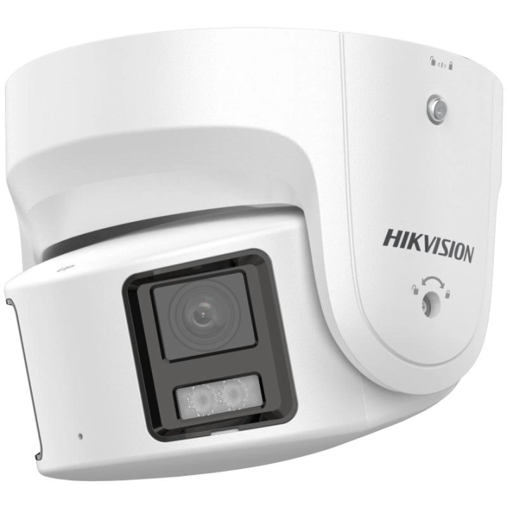 Hikvision DS-2CD2387G2P-LSU/SL(4mm)(C) 8MP 4K ColorVu Fixed Turret Network IP Camera with PoE, AI Analytics, 30m IR & White Ligh