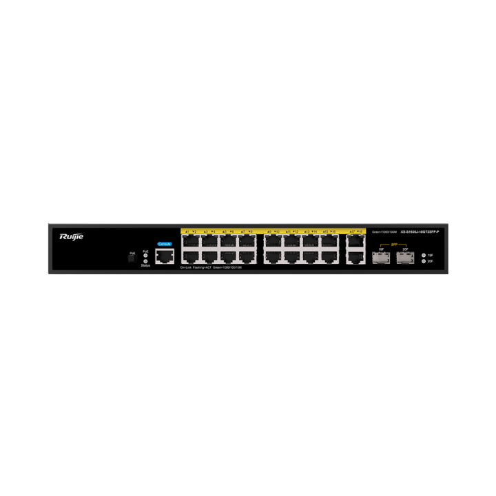 RUIJIE RG-XS-S1930J-18GT2SFP-P управляемый Gigabit коммутатор, 18x Gigabit RJ45 + 2x SFP, L2