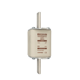 NH fuse-link gTr, 400VAC, size 3, 250KVA, top indicator/live tags