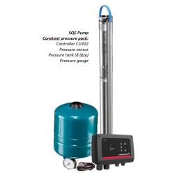 Grundfos Pressure Booster Set: CU302 controller with SQE 5-70 deep-well pump, cable 40 m