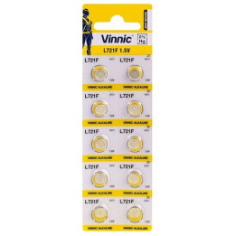 Vinnic L721F / AG11 / 362/361 1,5В 18мАч Щелочные пулькстеЕ†аккумуляторы 10 ГБ.