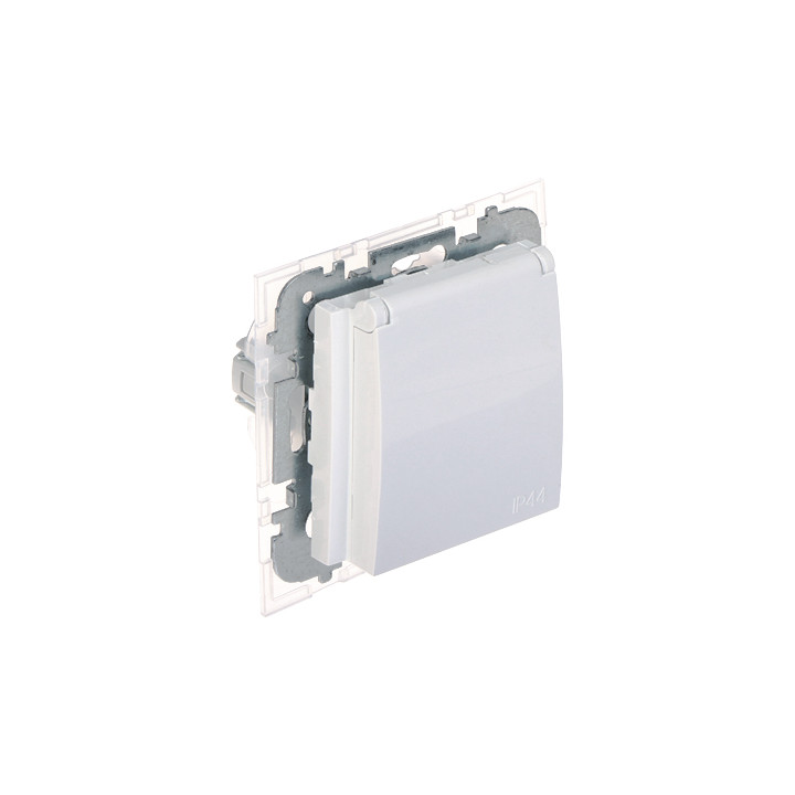 Elektro-Plast SANTRA/4136-10/EPN 1-Gang Outdoor Wall Socket 16A 230V IP44 Schuko
