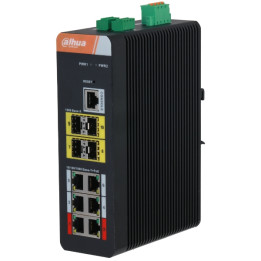 PRAMONINIS SWITCH'AS IS4410-6GT-120 6 PRIEVADŲ + 4X SFP DAHUA