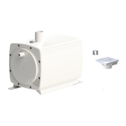 SFA Sanifloor Plus One grey water pump for shower drainage