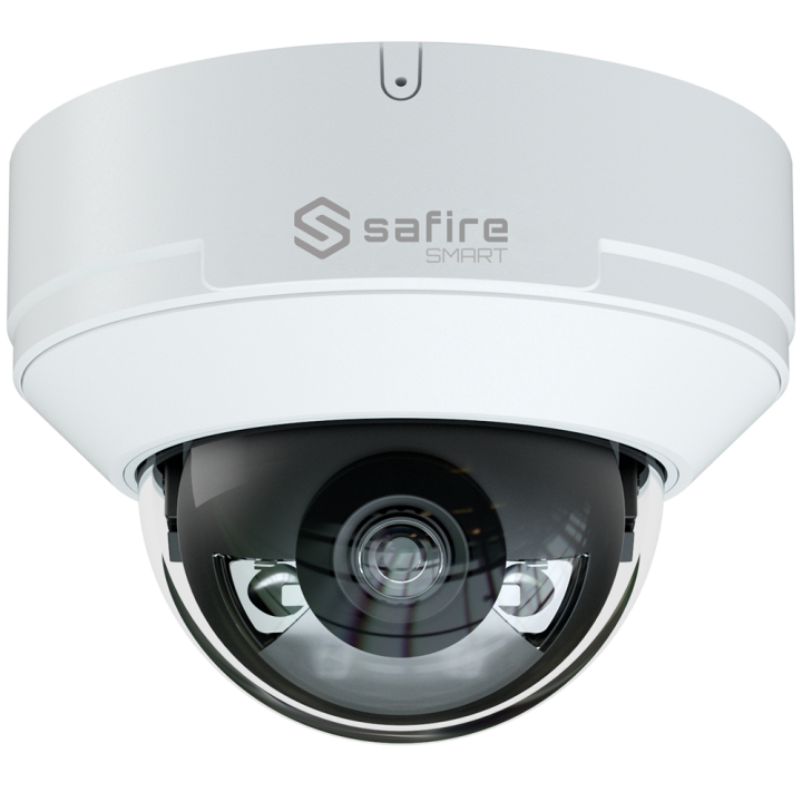SAFIRE SMART SF-IPD040A-4I1-NIGHTPRO 4MP IP67 Dome Camera with PoE, Wi-Fi, White LED, and MicroSD