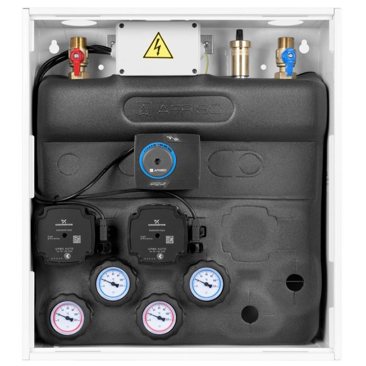 PrimoBox AZB 205 mixing set in cabinet, without mixing, rotary valve with ARM 141 actuator