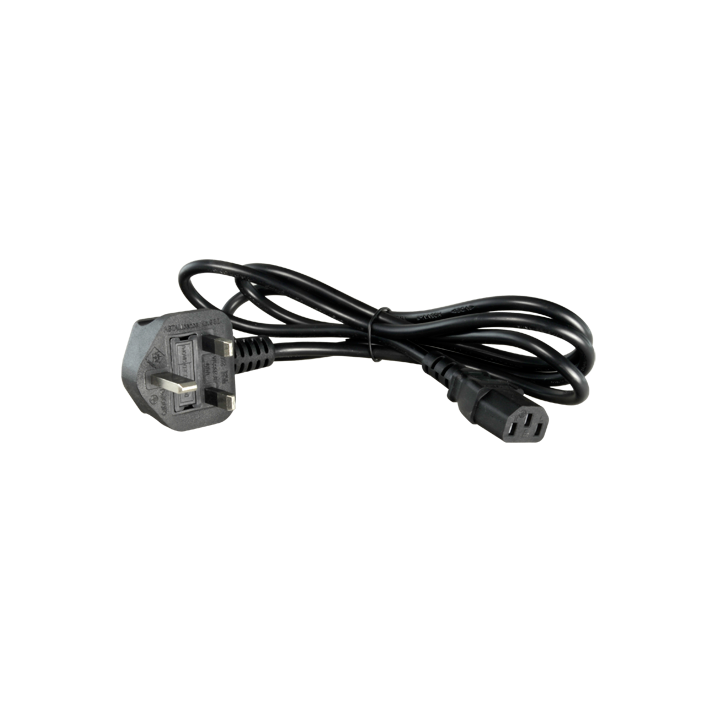 MARCA BLANCA AC-UK-C14F Stromkabel, 13 A, C14 auf UK-Stecker