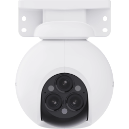EZVIZ CS-H80f 4MP+4MP+4MP Multi Spherical Outdoor IP Security Camera, 2560x1440, Wall Mount, White