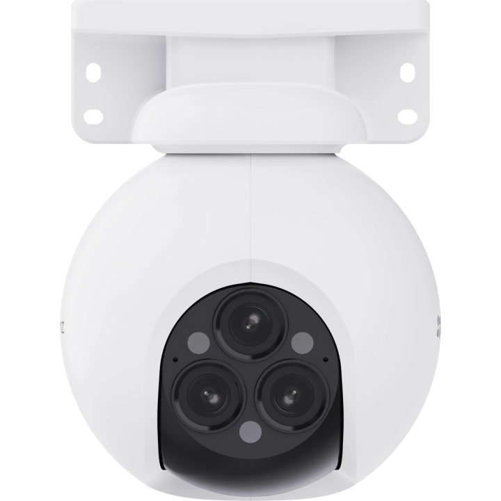 EZVIZ CS-H80f 4MP+4MP+4MP Multi Spherical Outdoor IP Security Camera, 2560x1440, Wall Mount, White