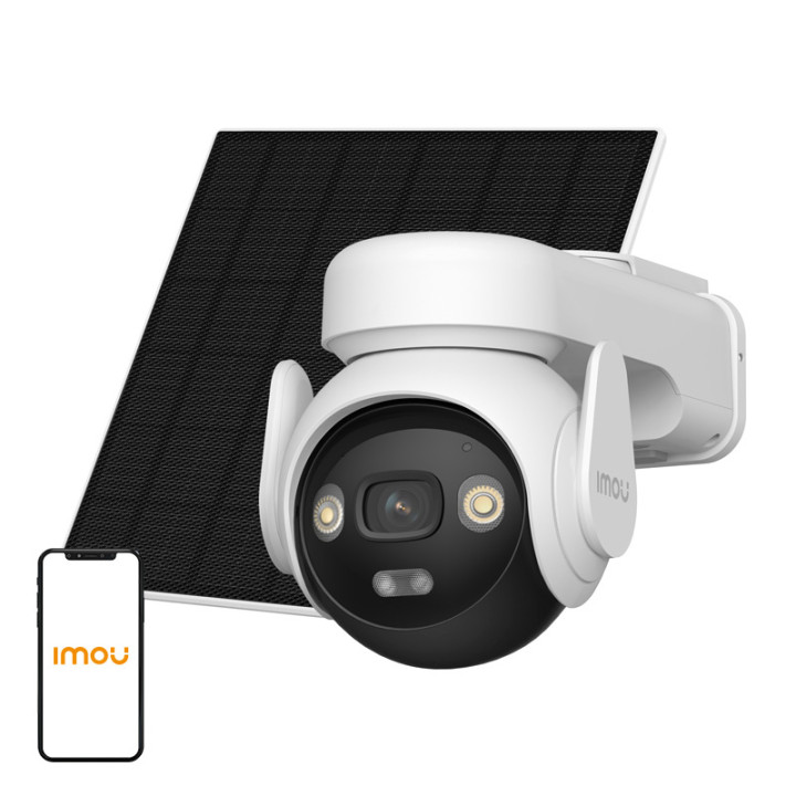 IMOU IPC-B7ED-5M1TEA-EU/FSP14 Cámara IP exterior Wi-Fi 5MP con PoE, iluminación dual, audio bidireccional