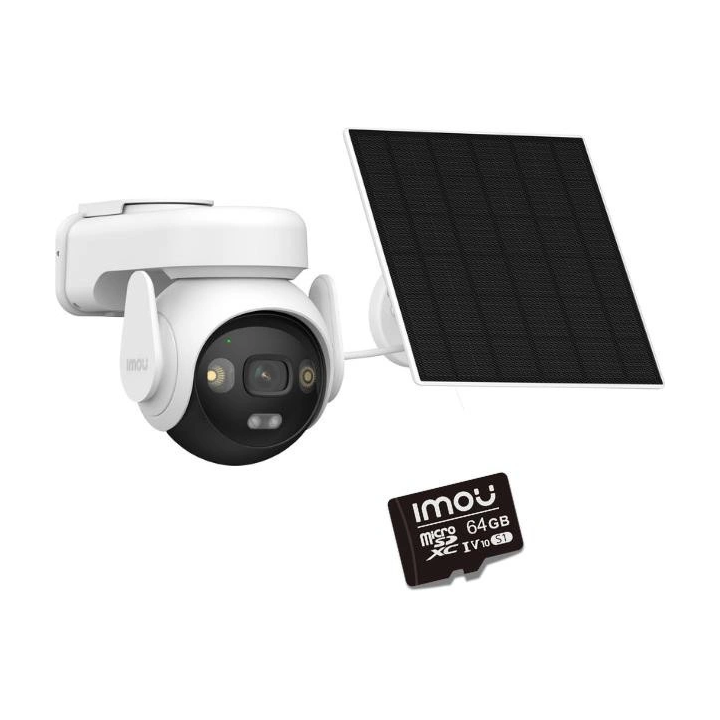 Imou IPC-B7ED-5M0TEA-EU/FSP14 IP Camera Wi-Fi 4G PT Solar Panel 5MP 64GB 2.4GHz
