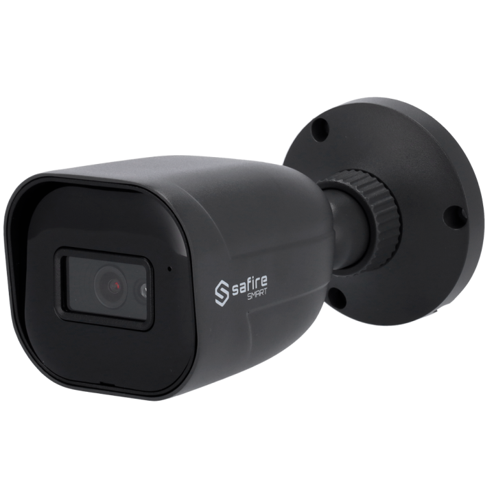 SAFIRE SMART SF-IPB080A-4E1-GREY 4MP Bullet IP Camera with PoE and Wi-Fi, IP67, IR 30m