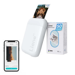 Liene Pearl 2x3" Portable Photo Printer (White) KW001-65022