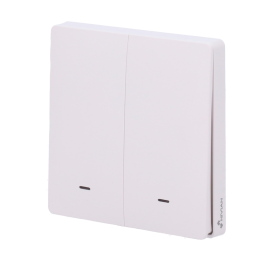 NIVIAN RETAIL NVS-WALLSWITCH-201EASY-WR Smart Wi-Fi Wall Switch, White, Touch Control, Works with Smarteg Smart Life