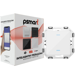 PSMART Выключатель 2 цепи стекло RM B ZigBee TUYA