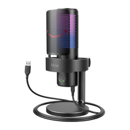 Fifine A9 Studio Condenser Microphone with Stand (Black)