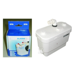SFA Sanivite Sil Pump (dishwasher, laundry room, bathroom without toilet) + SANIALARM