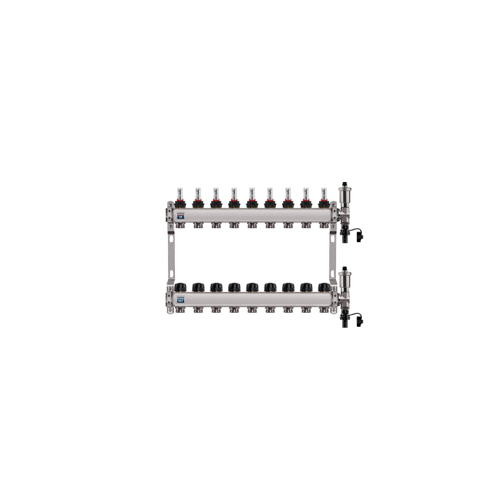 ONNLINE stainless steel floor heating manifold 9-circuit