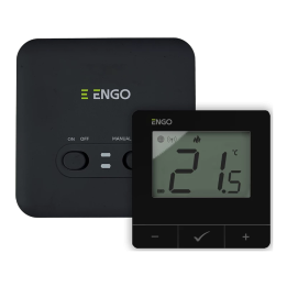 ENGO E20i-B WiFi Thermostat with Radio Module Wall-mounted Black