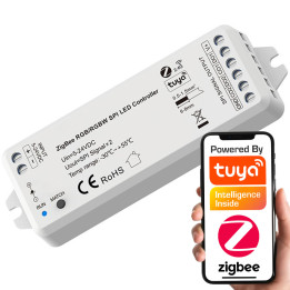 Tuya 5906203621682 LED Controller 5-24VDC RGB RGBW SPI RF + ZigBee