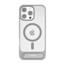 Estuche Torras Pstand Series para iPhone 16 Pro Max (gris)