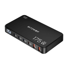 Зарядная станция Blitzwolf BW-S30 6-в-1 4xUSB-C + 2xUSB 175 Вт