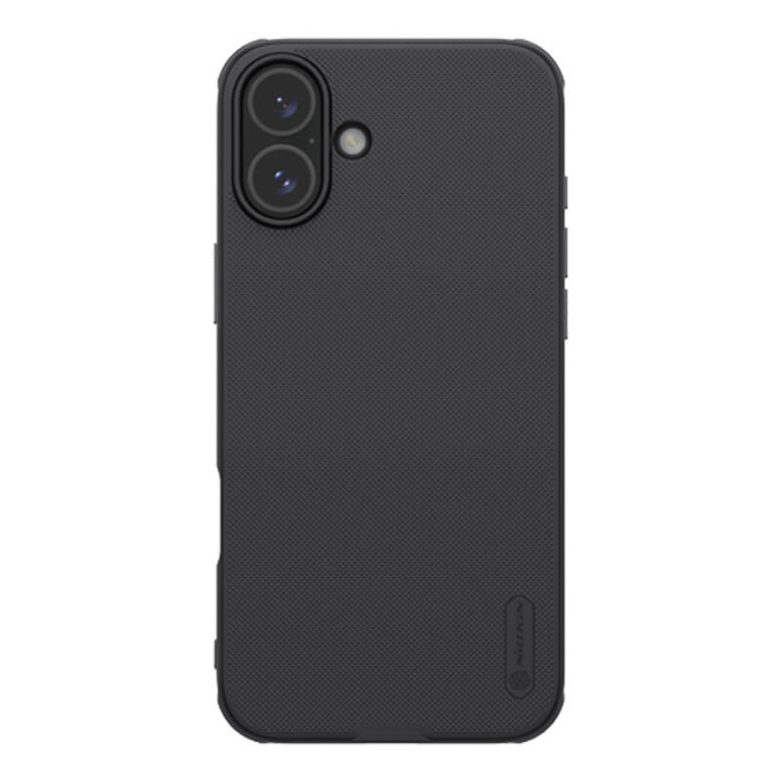 Funda magnética Nillkin Super Frosted Shield Pro para iPhone 16 Plus (negra)