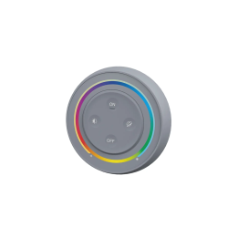 Wall mounted controller RGB+CCT Round 1-zone 2xAAA Gray S2-G