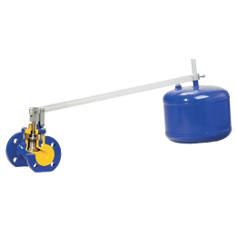 Float valve DN80,FIG.272, execution 16: stem and plug - stainless steel, plug end - EPDM conical