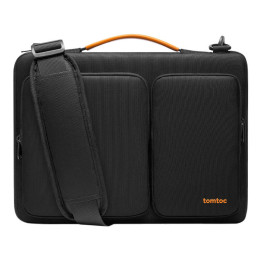 Tomtoc Defender-A42 Laptop-Aktentasche 13,5–14 Zoll, Schwarz