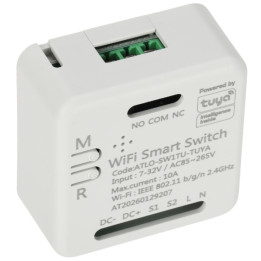 ATLO ATLO-SW1TU-TUYA Smart Wi-Fi Wall Switch, Tuya Compatible, Voice Control with Alexa & Google Home
