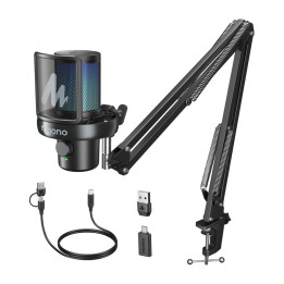 Maono DM40 S Pro Wireless Gaming Microphone (Black)
